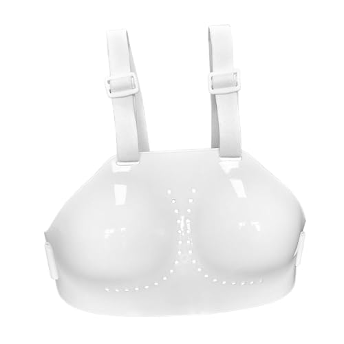 Perfeclan Protector de Pecho de esgrima para Mujer, protección para el Pecho, para fútbol, Adultos, Sanda Fencers, Karate, m