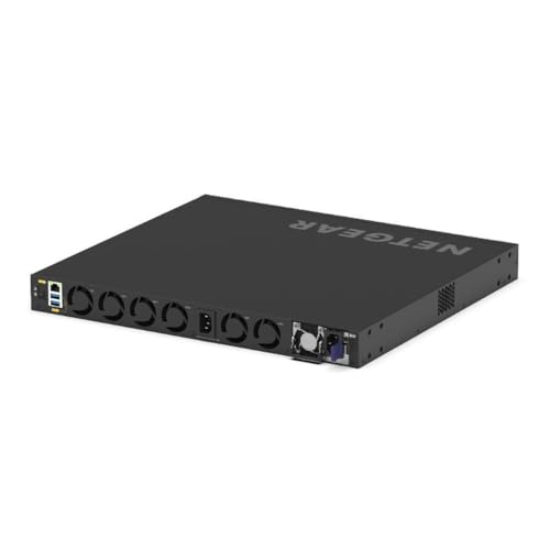 Image of Netgear AV Line M4350-32F8V Ethernet Switch - Manageable - 25 Gigabit Ethernet - 10GBase-X, 25GBase-X - 3 Layer Supported - Modular - 420 W Power Consumption - Optical Fiber - 1U High - Rack-mountable