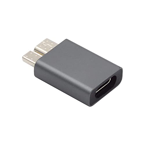 cablecc USB-C USB 3.1 Type C ���X - �}�C�N��USB 3.0 �I�X �f�[�^�A�_�v�^�[ 10Gbps �f�[�^�d�� �m�[�g�p�\�R�� SSD �f�B�X�N�p