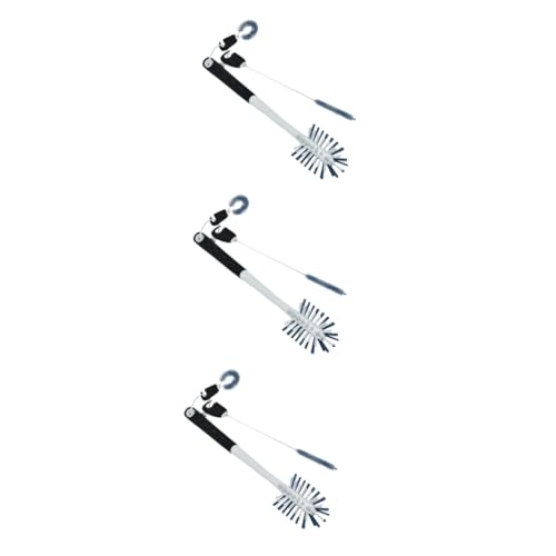 BUTIFULSIC 3pcs 3 1 Tile Brush Test Tube Brush Insulated Tumblers with Straw Bottle Brush Straw Cleaner Gap Brush