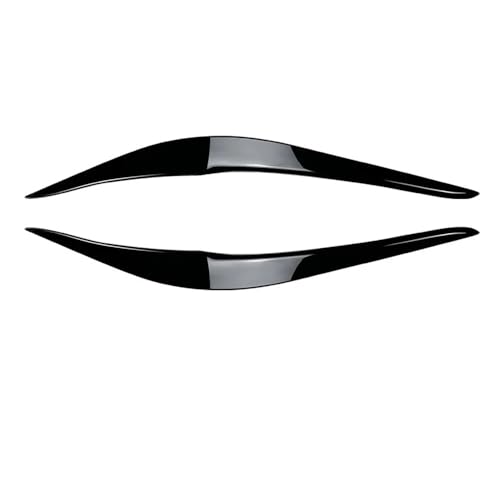 Sourcils phare voiture Série 2 F22 F23 autocollants paupières noirs brillants 2015-2019