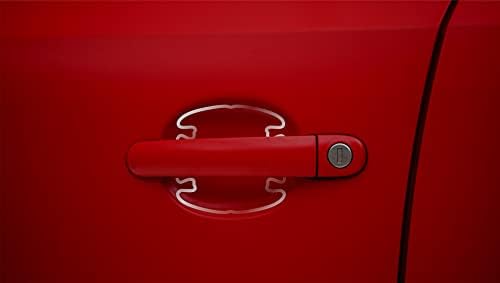 Image of BFRC 3D Gel Finish Car Door Transparent Handle Cup Scratch Guard Sticker Universal for Specific Brand (Pack of 4) (MRDRVAR) (H0NDA)
