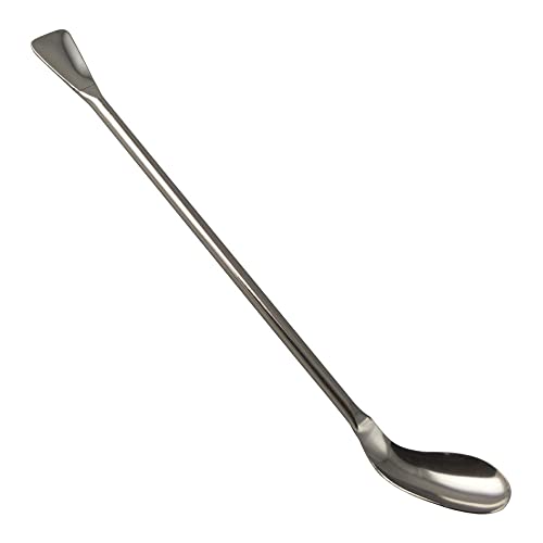 Spatule cuillère Ellipso 10 ml Bel-Art H36806-0015 en acier inoxydable pour échantillonnage de 15 cm