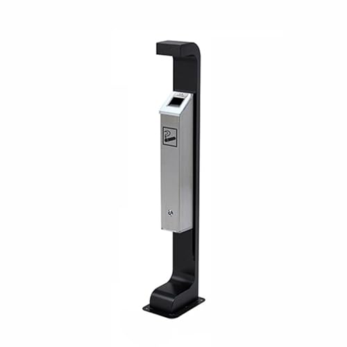 GEK208130 Contenedor de basura grande Bote de basura con extinción de humo interior y exterior, columna de cenizas for área de fumadores vertical de pie Patio