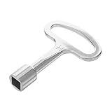 Hohopeti Gasventilschlüssel 1/4 5/16 aus Zinklegierung Multifunktionsschlüssel für Gaszähler...