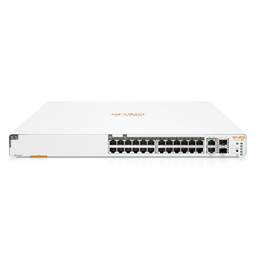 Image of Aruba Instant On 1960 24-Port Gb 20-Port Class 4 PoE | 4-Port Class 6 PoE Smart Switch (370W) - 24x 1G | 2X SFP+ | 2X 10GBase-T (JL807A#ABA) (Renewed)