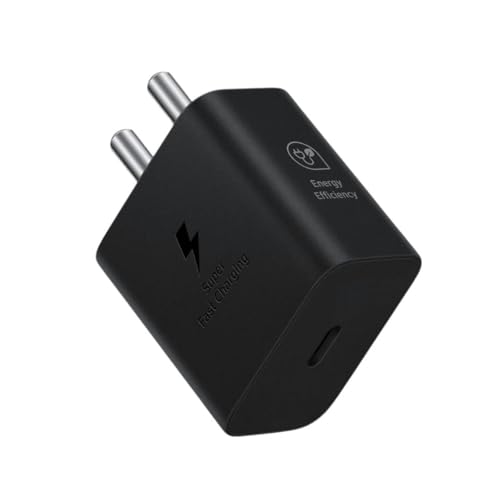 Image of Samsung 45W C-Type Super-Fast Charger Adapter for Samsung Galaxy S25 /S25 Plus /S25 Ultra /S24 /23 /22 /21 (Ultra /Plus /FE) A56 /Note 20 /S10 5G /9 /8 /M16 (S /A /F /M Series) USB C PD 3.0 Charge Adapter
