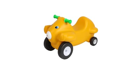 Image of Little Fingers Animal Shaped Ride-on Toy for Kids - Push & Scoot Indoor Outdoor Ride-on Bike for Toddlers Age 1 to 6 Years - Sturdy Lightweight Baby Scooter with Comfortable Seat & Handle