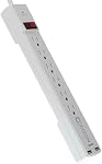 Comzon Surge Protector Power Strip with USB Ports, Flat Plug 3 Prong 6 Outlet Wall Mount 6ft Extension Cord Power Strip for Appliances, refrigerators, Electronic Devices