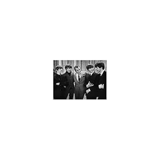 The Beatles Ed Sullivan Show Impression de célébrités Noir/blanc 20,3 x 25,4 cm - Les Beatles, Paul McCartney, John Lennon, RIngo Starr, George Harrison