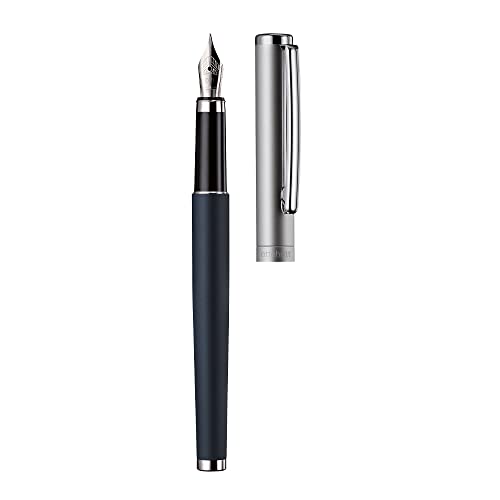 Stylo plume bleu brillant Otto Hutt Design 01 avec plume EF, le cadeau d'exception