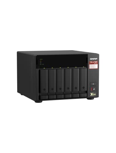 Image of QNAP TS-673A-8G 6 Bay High-Performance NAS with 2 x 2.5GbE Ports and Two PCIe Gen3 Slots