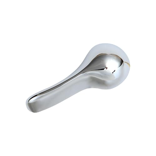 Bathroom Toilet Tank Flush Lever Handle Replacement Durable Metal Easy Install Tool Toilet Handle is Made of Metal