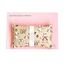 Lavendelkissen - 23 x 14 cm, voller Lavendelblüten aus Frankreich und Spelz vom Biodinkel (Witzige Hunde)