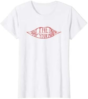 URBAN PENDUSave The Drama for Your Mama - Printed Cotton Blend Tshirt for Women (White) Gift for Friend