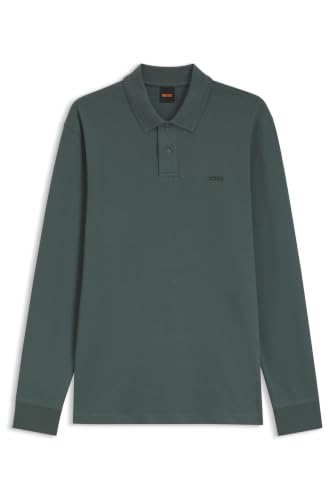 BOSS Men Pe_Interlock_Long 10265826 01 Open Green 377 6XL – Ansicht 1
