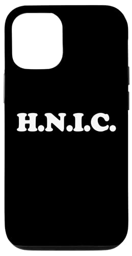 H.N.I.C. Camiseta divertida con texto en inglés "Black Lives Matter BLM" Carcasa para iPhone 12/12 Pro