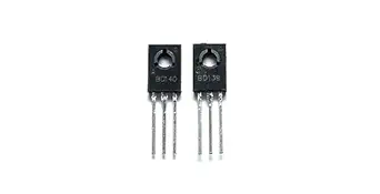 DEPOKE Transistors Combo BD139 BD140 NPN PNP, 5Pieces Each, 10 Pieces