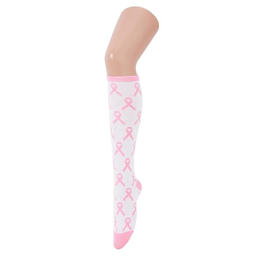 Image of Zando Knee High Socks for Women Striped Athletic Long Tall Tube Socks Outdoor Sports Casual Thigh High Stockings