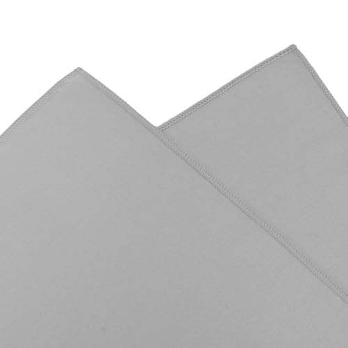 Breling 3 Pack 26\"x73\" Hot Yoga Mat Towel Pack Non-Slip Yoga Mat Gym Sweat Absorbent Microfiber Towel for Pilates Workout Women Men(Black, Gray, Green) - Thumbnail 5