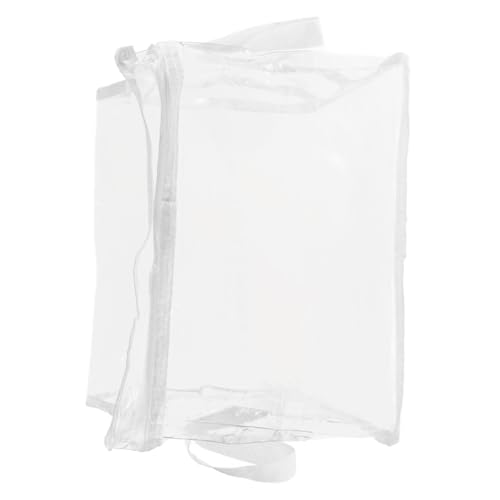 Amosfun Large Storage Bags with Handles Clear Organizer for Building Blocks Puzzles and Books Design for Easy Access and Space Saving