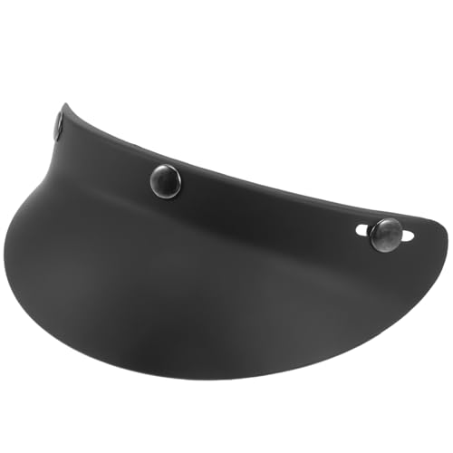 Cabilock Retro Helm Visier 8.3 Zoll Abnehmbar Pc Sonnenblende Für Motorrad Fahrrad Uv- Und Regenschutz Leichtes Schutzvisier Universal Einbau Outdoor Helmvisier