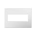Legrand (AWP3GWHW4) adorne Gloss White-on-White 3-Gang Wall Plate