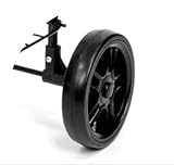 Supenice 1PCS Black Shopping Cart Wheels Replacement Easy to Disassemble Wheel Rubber, 5.6'' Diameter