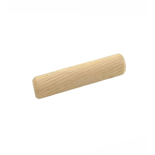 100 piezas Tacos de Madera 10m x 30mm, Clavijas Cónicas Ranuradas para Fresado, Manualidades, Bricolaje, Carpintería