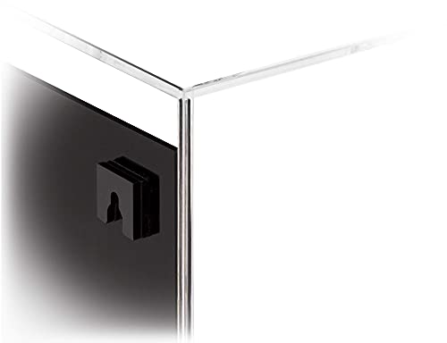 Better Display Cases Versatile Acrylic Display Case With Wall Mount And Black Back 4.875" X 4.875" X 18.5" (A021-Bb-Wm) #TOP6