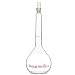 stonylab Glass Volumetric Flask Class A with Glass Stopper, Borosilicate Glass Heavy Wall Volumetric Flask Tolerance ±0.25 ml, 500 ml