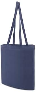 My Custom Style Borsa Shopper Cotone 140gr/mq Blu Notte 38x42cm Manici 70cm