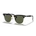 Ray-Ban CLUBMASTER ALUMINUM - BLACK/ARISTA Frame POLAR GREEN Lenses 51mm Polarized