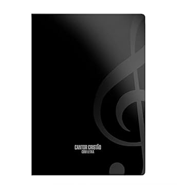 Capa do livro Cantor Cristão Bolso com Letra Brochura Preto