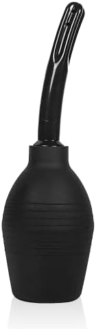 Enema Bulb for Men or Women - Douche Cleaner - 310 ml Capacity (Black Color)