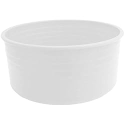 Maceteros Blancos Bajos Fameplast - Maceta Baja en Diversos Color Blanco 20 x 10 cm