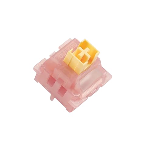 YMDK Outemu �s�[�` �T�C�����g���C�X�C�b�` 40g ���j�A�v�����[�u �T�C�����g�X�C�b�` ���߉\�ȃv���g���x��RGB SMD �E�[�e�B���O�Q�[���L�[�{�[�h�p