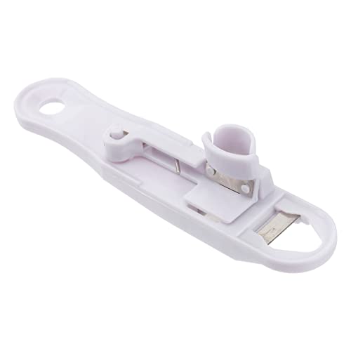 Gatuida Trancheuse Haricot Multifonction Blanche Éplucheur Légumes Pratique Pour Découpe Et Effilage Facile Des Haricots Accessoire Compact Et Suspendable Pour Cuisine