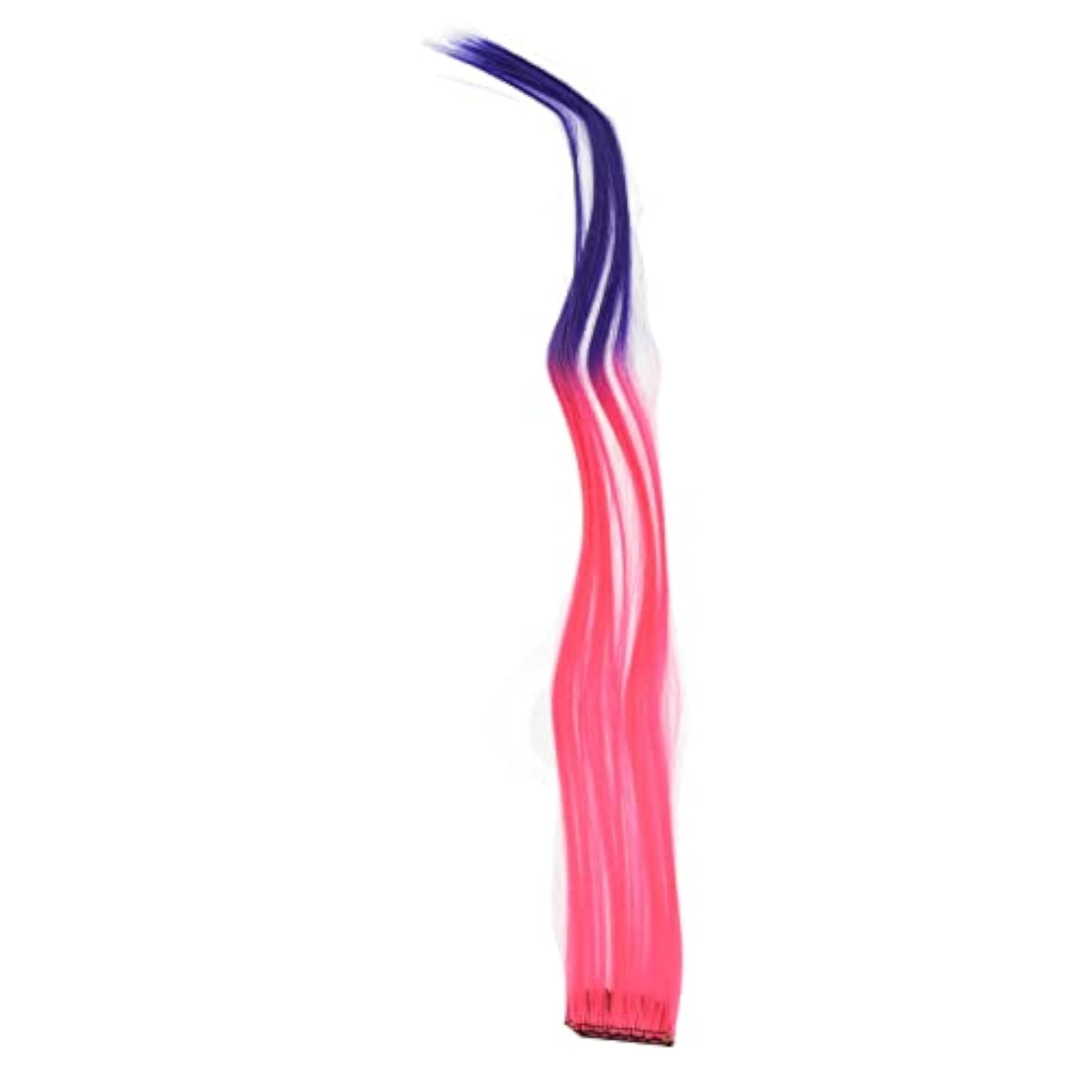 10pcs Gradient Stylish Color Clip-on Wig for Women, Cosplay