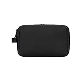 Neceser Grande para Hombre,Neceser Organizador, Neceser de Maquillaje,Neceser Portátil,Neceser de Viaje,Neceser Colgante, Neceser con Cremalleras para Viaje Negro