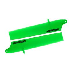 Bullet Plastic Main Blade 85mm Green , NANO CPX