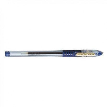 Pilot G1 Grip Lote de 3 bolígrafos con tinta de gel, bola de 0,7 mm, trazo de 0,5 mm, color azul
