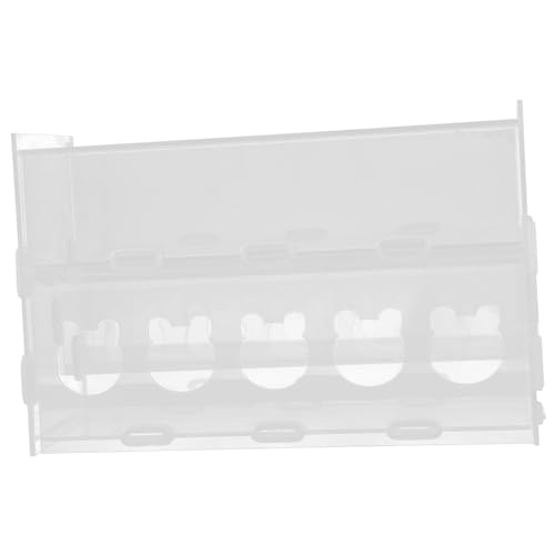 HYTROVE 自動透明式鶏用給餌器 多用途アクリル製フードディスペンサー ひよこや家禽用 便利な設計で耐久性 コンパクトで省スペース使用