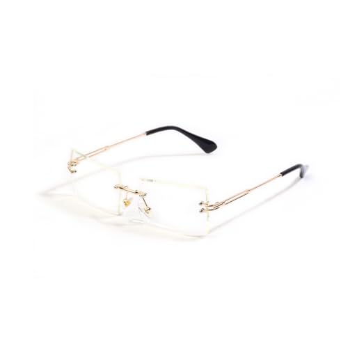 Image of SAM AND MARSHALL HARPER Eyeglass I Light Weight Frames I Rectangle Shape I Sheet Metal Frames I Prescription Friendly I Men & Women