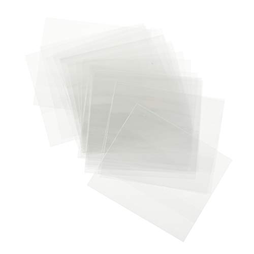 MUCKLILY 1000pcs PVC Shrink Wrap Bag Heat Shrink Film for Essential Oil Bottles Sealer Bags