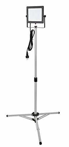 Electraline 63440 Projecteur Spot Led sur trépied, 50 W, Gris