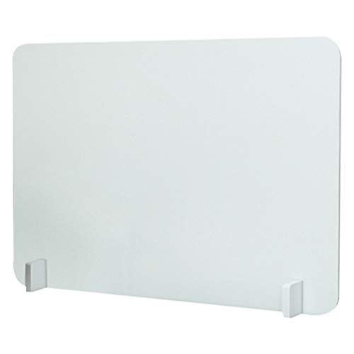 TOYANDONA Panel de Privacidad de Escritorio Tablero de Partición Separador de Escritorio Dispensadores Panel Separador Estudio Carrel PVC Extraíble para Oficina Escolar 19. 7 * 11. 8In