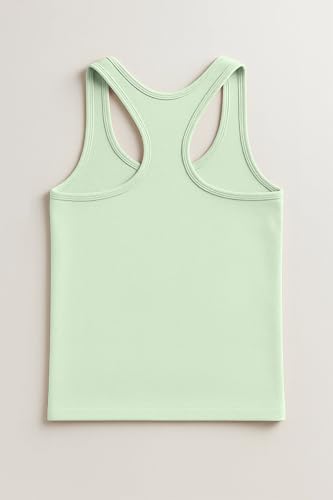 Image of Kurve Premium Girls Seamless Supersoft Wide Strap Comfortable Racerback Tank (Made with Love in The USA)