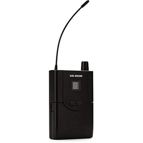 Galaxy Audio AS-950R Wireless in-Ear Monitor Receiver (470-494 MHz),Black Cover
