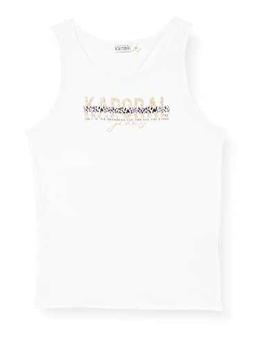 Kaporal Fille Luz T shirt, Blanc, 12 ans EU